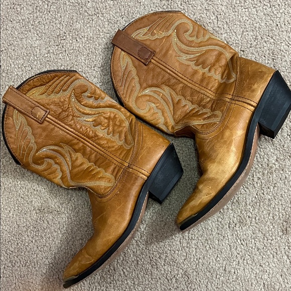 Masterson Boot Co. Brown Embroidered Heeled Boots - Picture 2 of 8